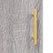 vidaXL - Dressoir - 69,5x34x90 - cm - bewerkt - hout - grijs - sonoma - eikenkleurig