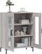 vidaXL - Dressoir - 69,5x34x90 - cm - bewerkt - hout - grijs - sonoma - eikenkleurig