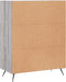 vidaXL - Dressoir - 69,5x34x90 - cm - bewerkt - hout - grijs - sonoma - eikenkleurig