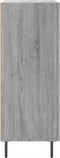 vidaXL - Dressoir - 69,5x34x90 - cm - bewerkt - hout - grijs - sonoma - eikenkleurig