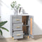 vidaXL - Dressoir - 69,5x34x90 - cm - bewerkt - hout - grijs - sonoma - eikenkleurig