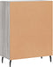 vidaXL - Dressoir - 69,5x34x90 - cm - bewerkt - hout - grijs - sonoma - eikenkleurig
