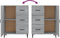 vidaXL - Dressoir - 69,5x34x90 - cm - bewerkt - hout - grijs - sonoma - eikenkleurig