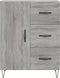 vidaXL - Dressoir - 69,5x34x90 - cm - bewerkt - hout - grijs - sonoma - eikenkleurig