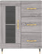 vidaXL - Dressoir - 69,5x34x90 - cm - bewerkt - hout - grijs - sonoma - eikenkleurig