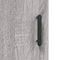vidaXL - Dressoir - 69,5x34x90 - cm - bewerkt - hout - grijs - sonoma - eikenkleurig