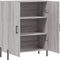 vidaXL - Dressoir - 69,5x34x90 - cm - bewerkt - hout - grijs - sonoma - eikenkleurig