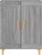 vidaXL - Dressoir - 69,5x34x90 - cm - bewerkt - hout - grijs - sonoma - eikenkleurig