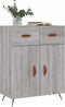 vidaXL - Dressoir - 69,5x34x90 - cm - bewerkt - hout - grijs - sonoma - eikenkleurig