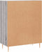 vidaXL - Dressoir - 69,5x34x90 - cm - bewerkt - hout - grijs - sonoma - eikenkleurig