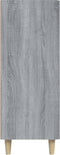 vidaXL - Dressoir - 69,5x34x90 - cm - bewerkt - hout - grijs - sonoma - eikenkleurig