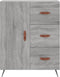 vidaXL - Dressoir - 69,5x34x90 - cm - bewerkt - hout - grijs - sonoma - eikenkleurig
