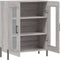 vidaXL - Dressoir - 69,5x34x90 - cm - bewerkt - hout - grijs - sonoma - eikenkleurig