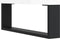 vidaXL - Dressoir - 69,5x34x90 - cm - bewerkt - hout - hoogglans - wit