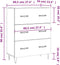 vidaXL - Dressoir - 69,5x34x90 - cm - bewerkt - hout - hoogglans - wit