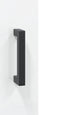 vidaXL - Dressoir - 69,5x34x90 - cm - bewerkt - hout - hoogglans - wit