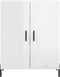 vidaXL - Dressoir - 69,5x34x90 - cm - bewerkt - hout - hoogglans - wit