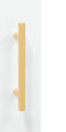 vidaXL - Dressoir - 69,5x34x90 - cm - bewerkt - hout - hoogglans - wit
