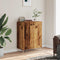 vidaXL - Dressoir - 69,5x34x90 - cm - bewerkt - hout - oud - houtkleurig