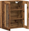 vidaXL - Dressoir - 69,5x34x90 - cm - bewerkt - hout - oud - houtkleurig