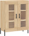 vidaXL - Dressoir - 69,5x34x90 - cm - bewerkt - hout - sonoma - eikenkleurig