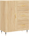 vidaXL - Dressoir - 69,5x34x90 - cm - bewerkt - hout - sonoma - eikenkleurig