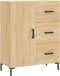 vidaXL - Dressoir - 69,5x34x90 - cm - bewerkt - hout - sonoma - eikenkleurig