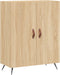 vidaXL - Dressoir - 69,5x34x90 - cm - bewerkt - hout - sonoma - eikenkleurig