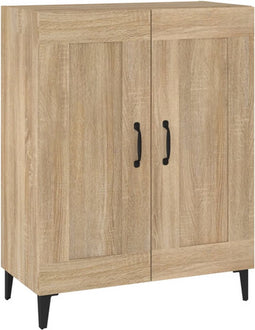 vidaXL - Dressoir - 69,5x34x90 - cm - bewerkt - hout - sonoma - eikenkleurig