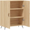 vidaXL - Dressoir - 69,5x34x90 - cm - bewerkt - hout - sonoma - eikenkleurig