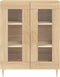 vidaXL - Dressoir - 69,5x34x90 - cm - bewerkt - hout - sonoma - eikenkleurig