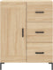 vidaXL - Dressoir - 69,5x34x90 - cm - bewerkt - hout - sonoma - eikenkleurig
