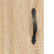vidaXL - Dressoir - 69,5x34x90 - cm - bewerkt - hout - sonoma - eikenkleurig