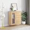 vidaXL - Dressoir - 69,5x34x90 - cm - bewerkt - hout - sonoma - eikenkleurig