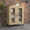 vidaXL - Dressoir - 69,5x34x90 - cm - bewerkt - hout - sonoma - eikenkleurig