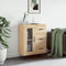 vidaXL - Dressoir - 69,5x34x90 - cm - bewerkt - hout - sonoma - eikenkleurig