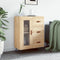 vidaXL - Dressoir - 69,5x34x90 - cm - bewerkt - hout - sonoma - eikenkleurig