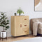 vidaXL - Dressoir - 69,5x34x90 - cm - bewerkt - hout - sonoma - eikenkleurig