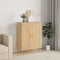 vidaXL - Dressoir - 69,5x34x90 - cm - bewerkt - hout - sonoma - eikenkleurig