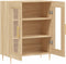vidaXL - Dressoir - 69,5x34x90 - cm - bewerkt - hout - sonoma - eikenkleurig