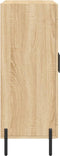 vidaXL - Dressoir - 69,5x34x90 - cm - bewerkt - hout - sonoma - eikenkleurig