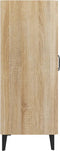 vidaXL - Dressoir - 69,5x34x90 - cm - bewerkt - hout - sonoma - eikenkleurig