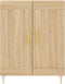 vidaXL - Dressoir - 69,5x34x90 - cm - bewerkt - hout - sonoma - eikenkleurig
