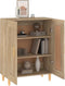 vidaXL - Dressoir - 69,5x34x90 - cm - bewerkt - hout - sonoma - eikenkleurig