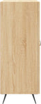 vidaXL - Dressoir - 69,5x34x90 - cm - bewerkt - hout - sonoma - eikenkleurig