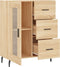 vidaXL - Dressoir - 69,5x34x90 - cm - bewerkt - hout - sonoma - eikenkleurig