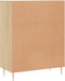 vidaXL - Dressoir - 69,5x34x90 - cm - bewerkt - hout - sonoma - eikenkleurig
