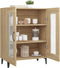 vidaXL - Dressoir - 69,5x34x90 - cm - bewerkt - hout - sonoma - eikenkleurig