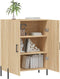 vidaXL - Dressoir - 69,5x34x90 - cm - bewerkt - hout - sonoma - eikenkleurig