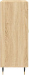 vidaXL - Dressoir - 69,5x34x90 - cm - bewerkt - hout - sonoma - eikenkleurig